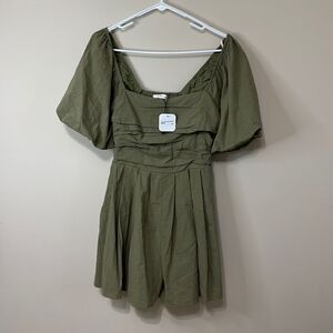 NWT Mustard Seed Enchanted Forest Romper (Shorts) M